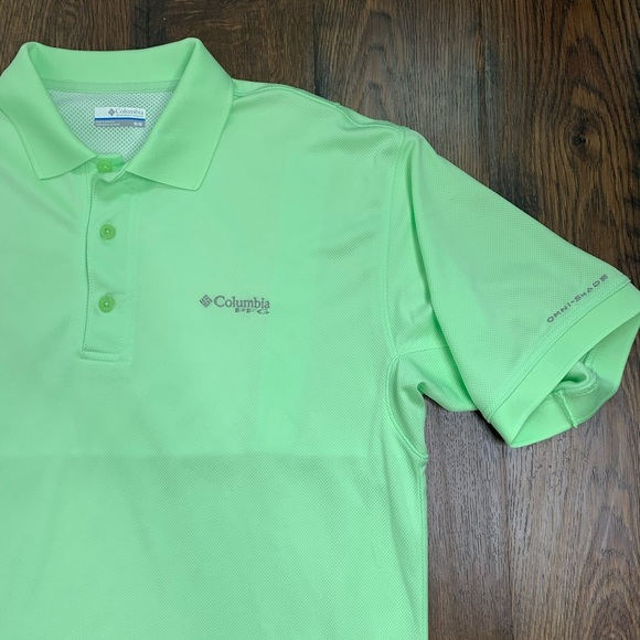 Columbia PFG Omni Shade Breathable Polo Shirt Med - Picture 2 of 6